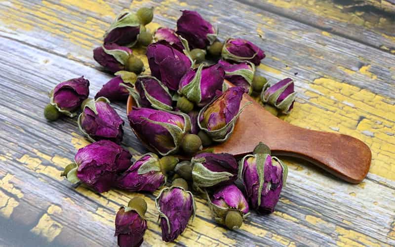 تصویر 2 از غنچه گل محمدی لاله زار کرمان با رنگ طبیعی و زیبا
